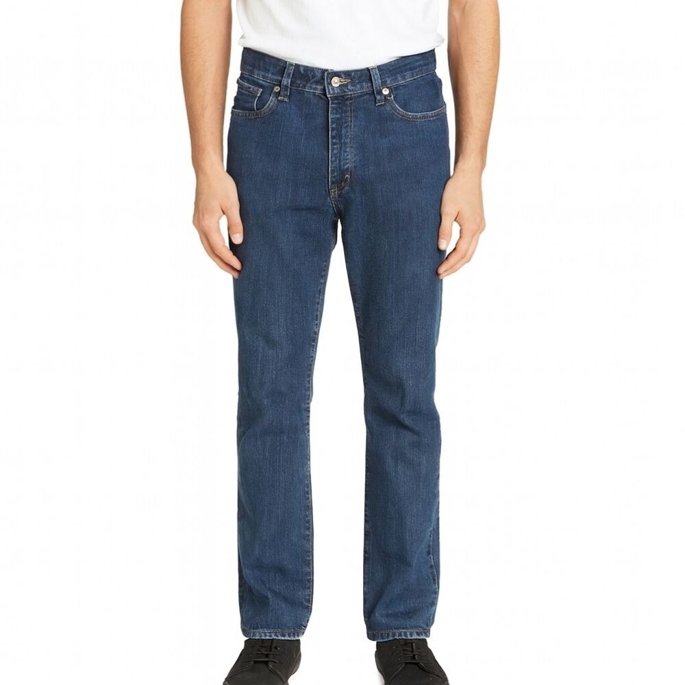 John Varvatos Jeans Size 28x27 Authentic Fit Straight Leg Classic Stone Wash